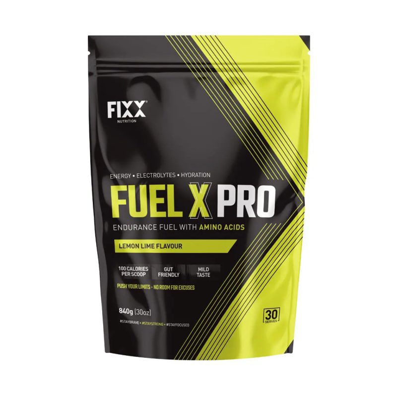 FIXXNutritionFuelXProDrinkMixSmallBag840g Lemon