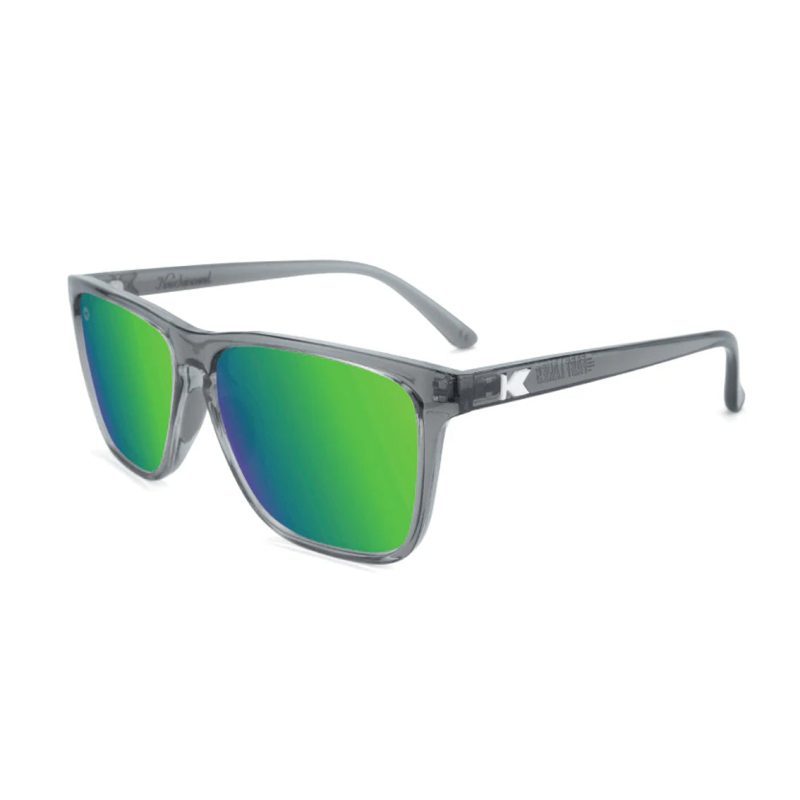 KnockaroundFastLanesSportSunglasses ClearGrey GreenMoonshine