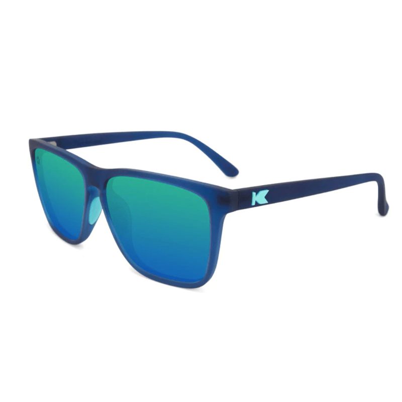 KnockaroundFastLanesSportSunglasses RubberizedNavy Mint 2