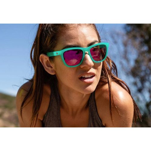 KnockaroundPremiumSportSunglasses Aquamarine Fuchsia 2