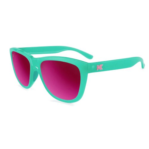 KnockaroundPremiumSportSunglasses Aquamarine Fuchsia