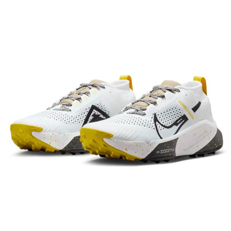 Men sNikeZoomXZegama White Black VividSulfur 4