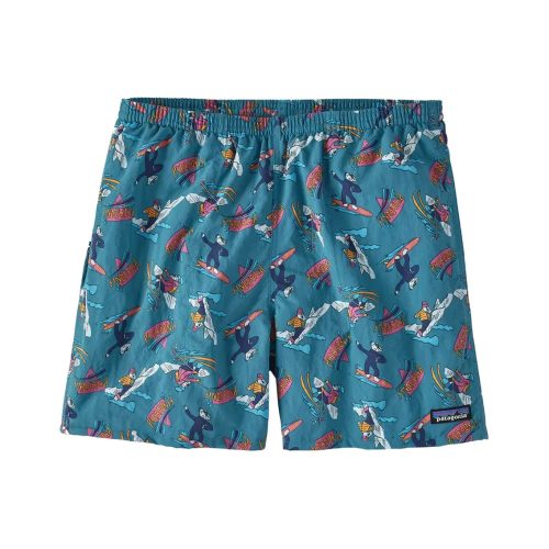 Men sPatagoniaBaggiesShorts5Inch Mr.Badger WavyBlue 1