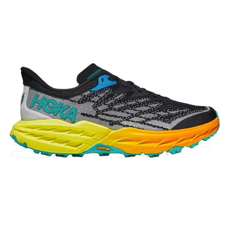 Mens Hoka Speedgoat 5 Black Evening Primrose