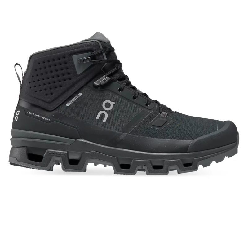 Mens On Running Cloudrock 2 Waterproof Black Eclipse 1