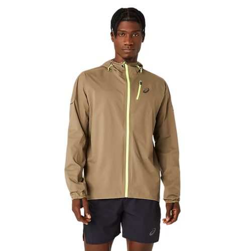 MensASICSFujiTrailWaterproofJacket Pepper