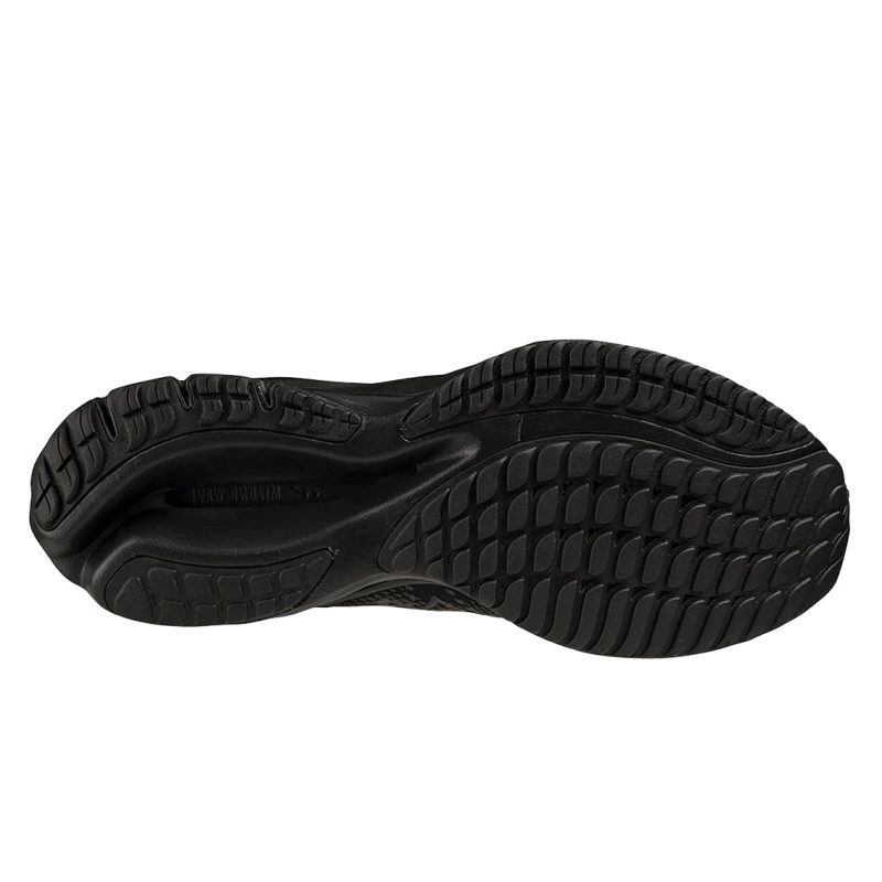 MensMizunoWaveRider27 Black Ebony Black 4