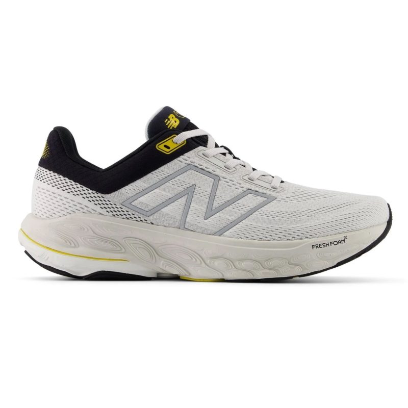 MensNewBalanceFreshFoamX860V14 GreyMatter Black GingerLemon