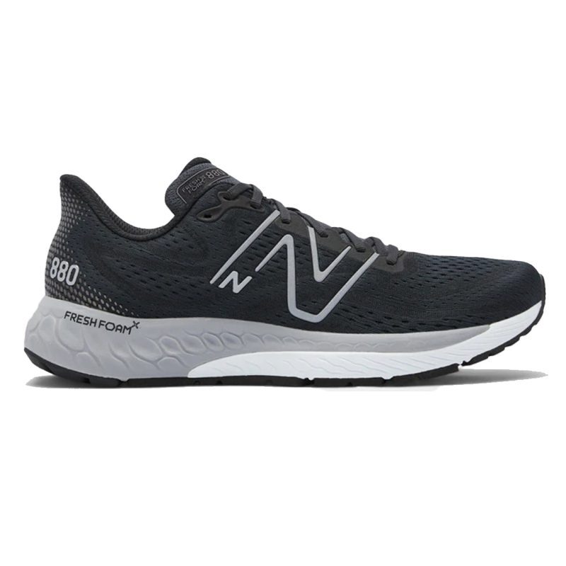 MensNewBalanceFreshFoamX880v13 Phantom BlackMetallic White 1