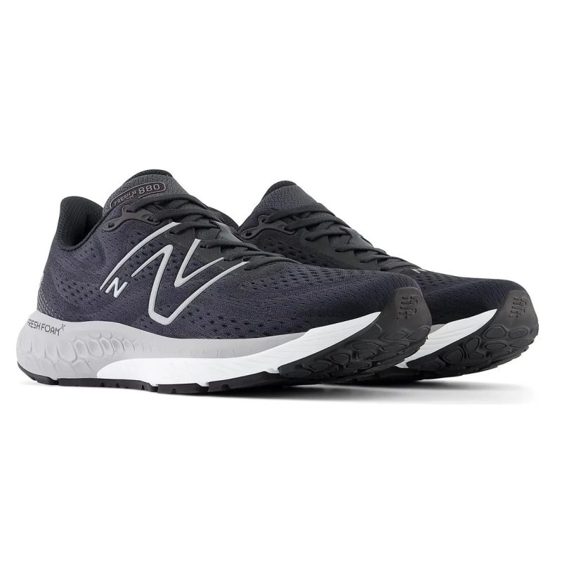 MensNewBalanceFreshFoamX880v13 Phantom BlackMetallic White 4