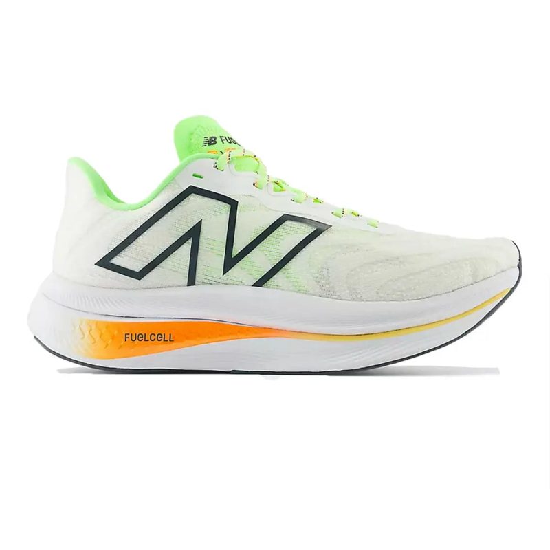 MensNewBalanceFuelcellSupercompTrainerv2 BleachedLimeGlo HotMango 1