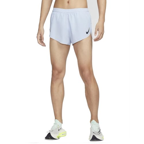 MensNikeAeroSwiftDri FITADV2InchBrief LinedRunningShorts FootballGrey 2