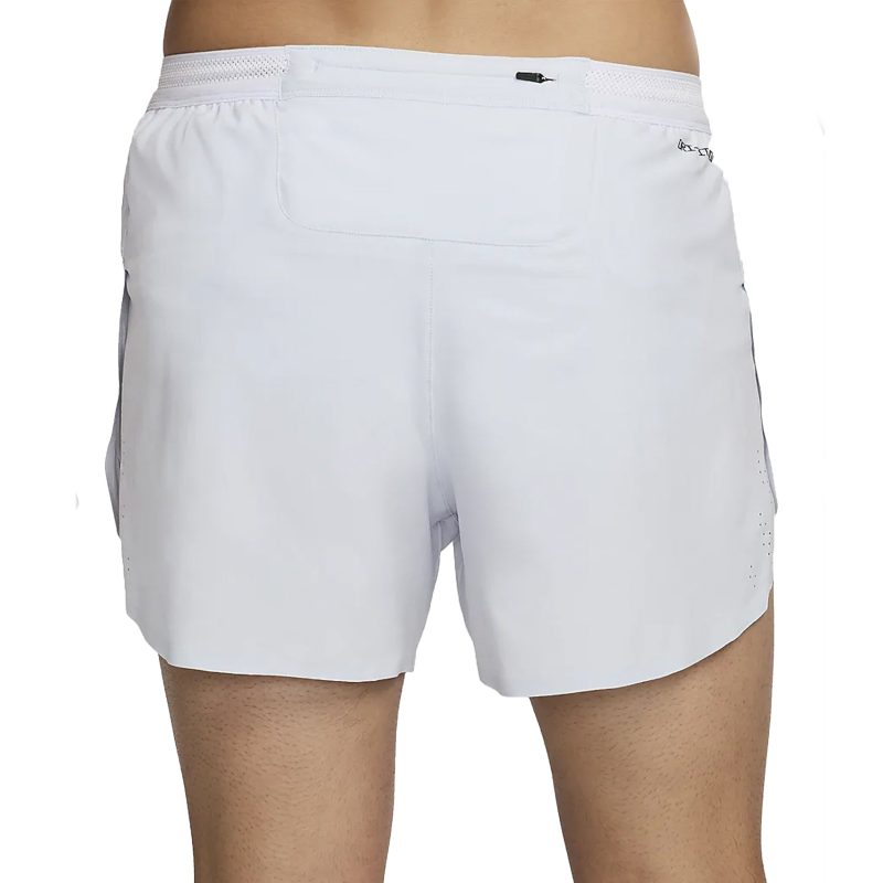 MensNikeAeroSwiftDri FITADV4InchBrief LinedRunningShorts FootballGrey DarkObsidian 2