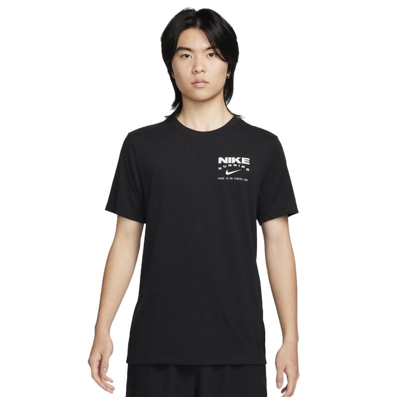 MensNikeDri FitTrackClubTee Black