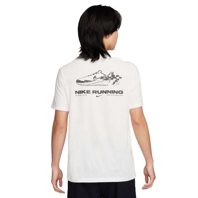 MensNikeDri FitTrackClubTee White2