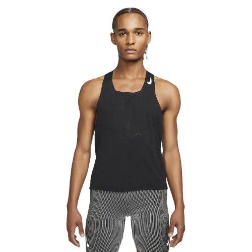 MensNikeDri fitADVAeroswiftSinglet Black