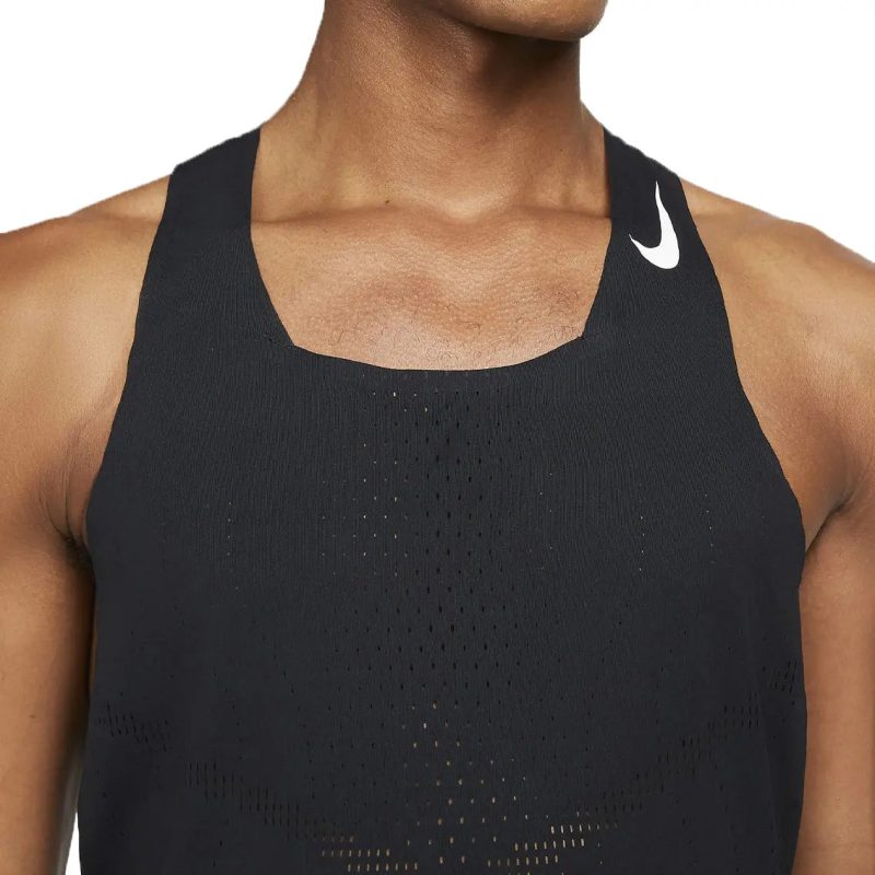 MensNikeDri fitADVAeroswiftSinglet Black3