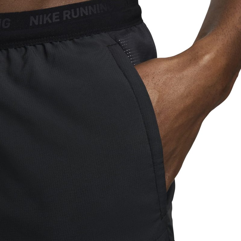 MensNikeFlexStrideRunEnergyShorts 5Inch Black 3