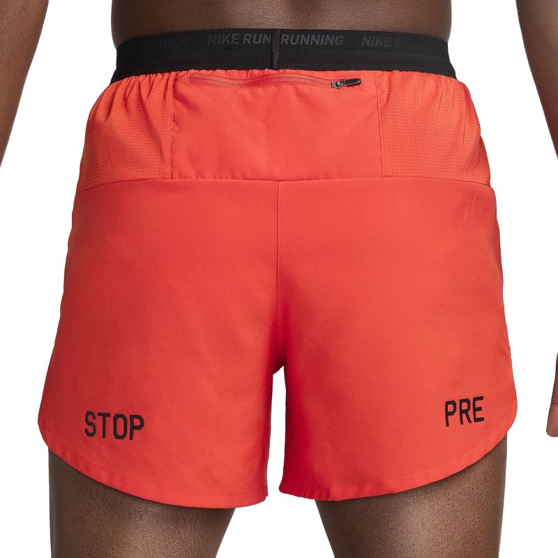 MensNikeFlexStrideRunEnergyShorts 5Inch PicanteRed 3