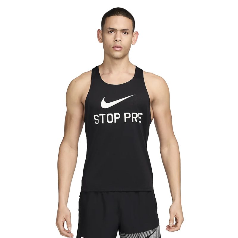 MensNikeRunEnergyFastSinglet Black