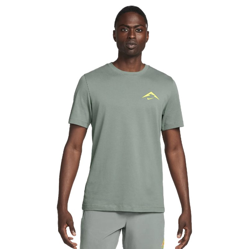 MensNikeTrailDriFitOutdoorTee DarkStucco