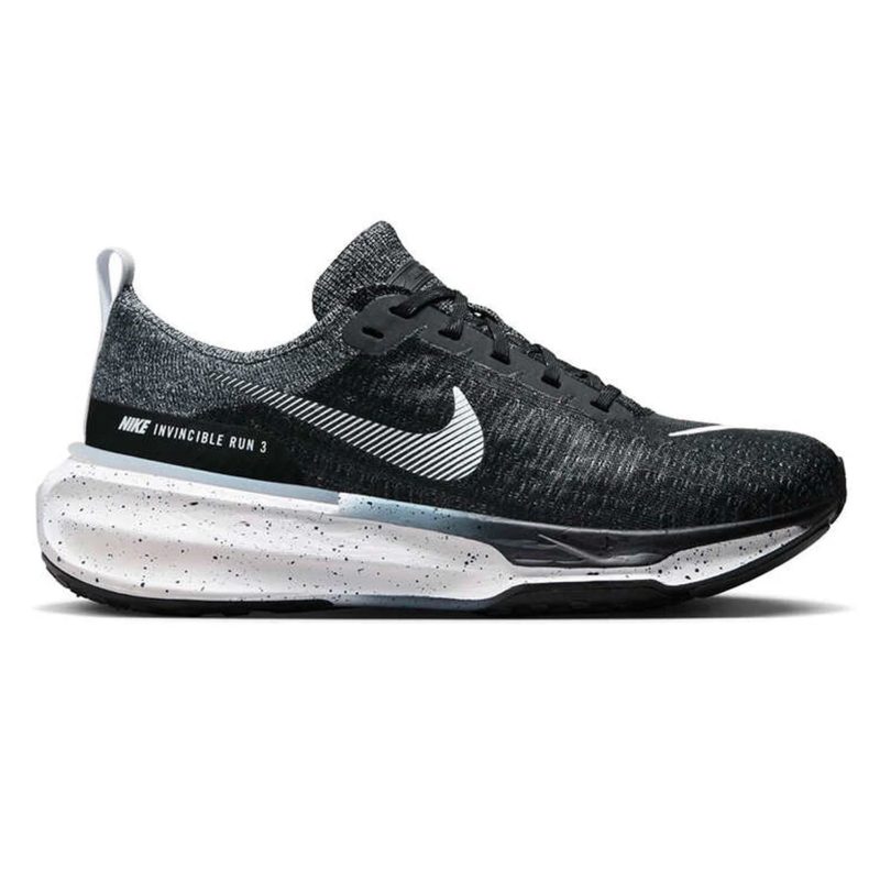 MensNikeZoomXInvincibleRunFlyKnit3 Black White Oreo