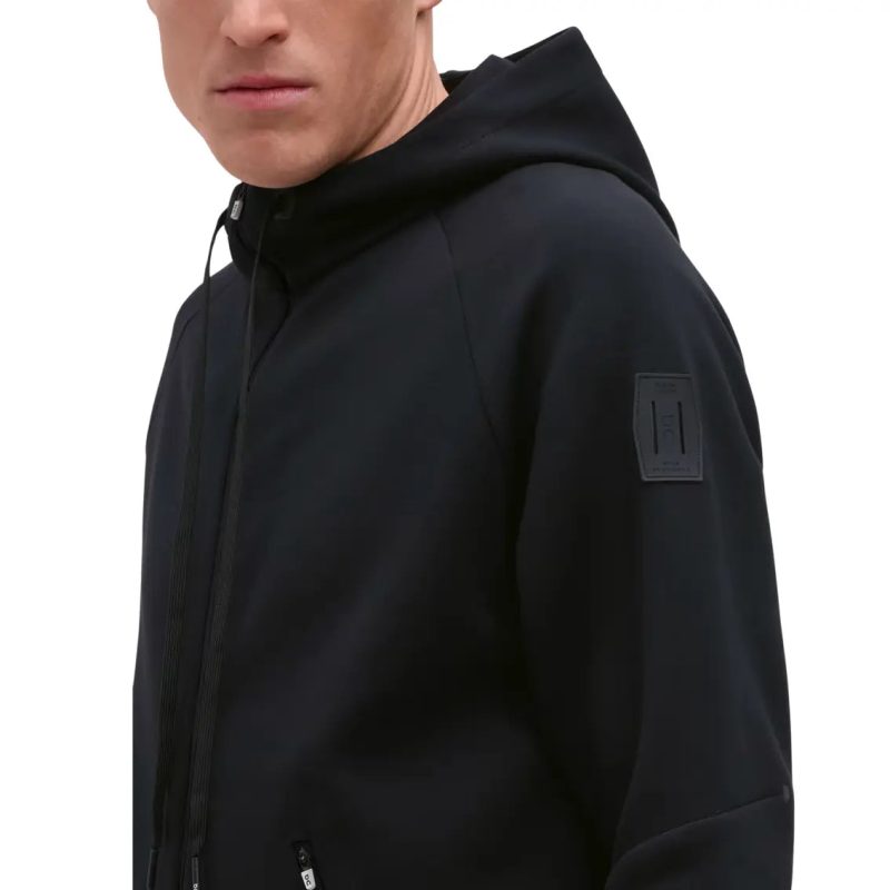 MensOnRunningZippedHoodie Black2