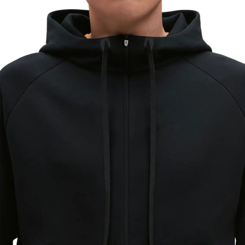 MensOnRunningZippedHoodie Black3