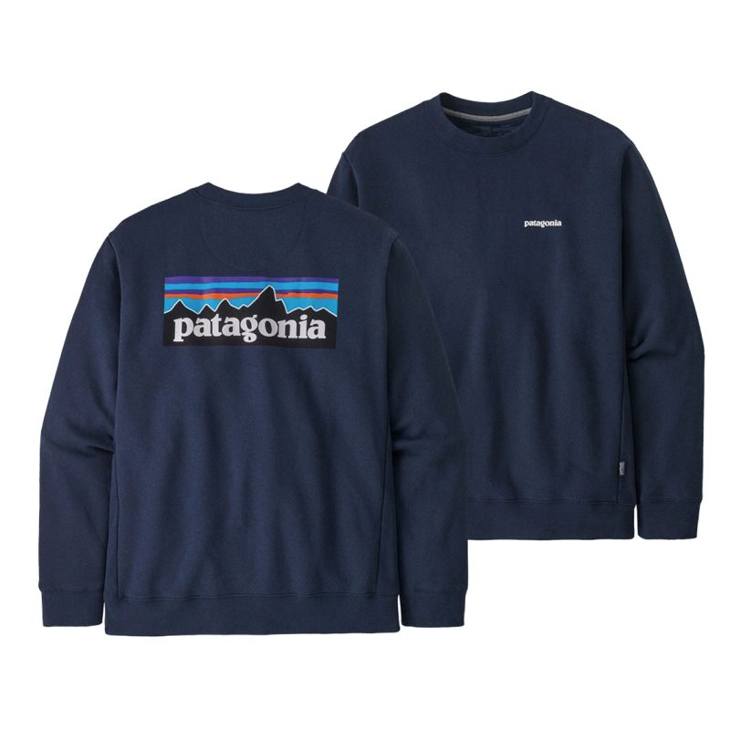 MensPatagoniaP 6LogoUprisalCrewSweatshirt NewNavy