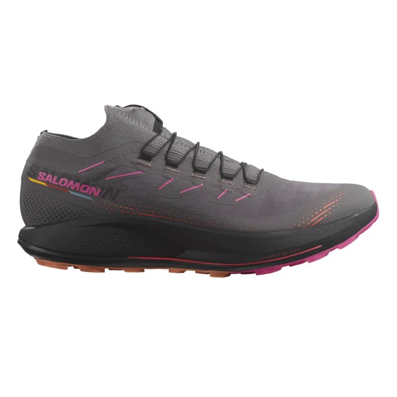 MensSalomonPulsarTrailPro2 PlumKitten Black PinkGio