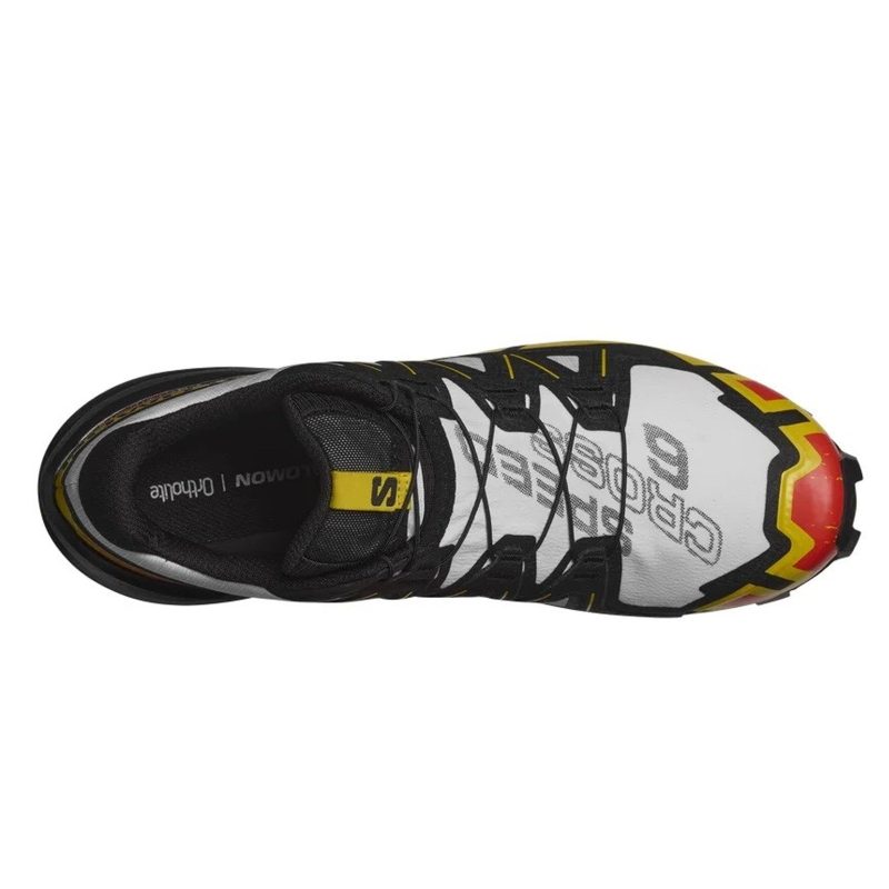 MensSalomonSpeedcross6 White Black EmpireYellow 2