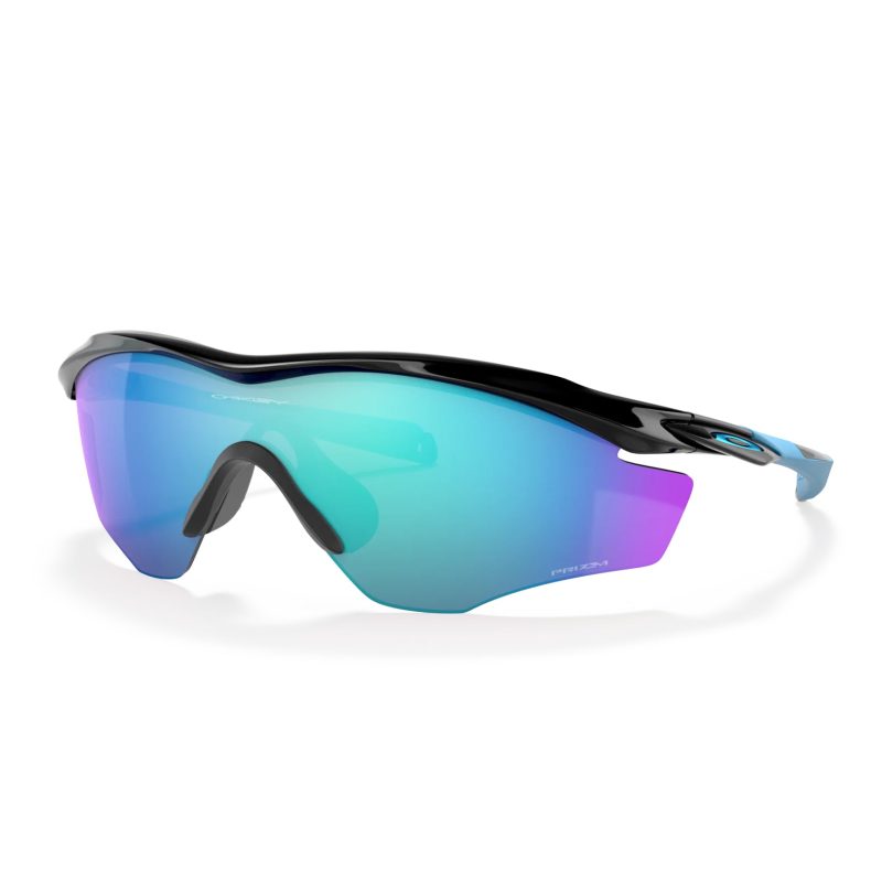 OakleyM2FrameXLRunningSunglasses PolishedBlack PrizmSapphire