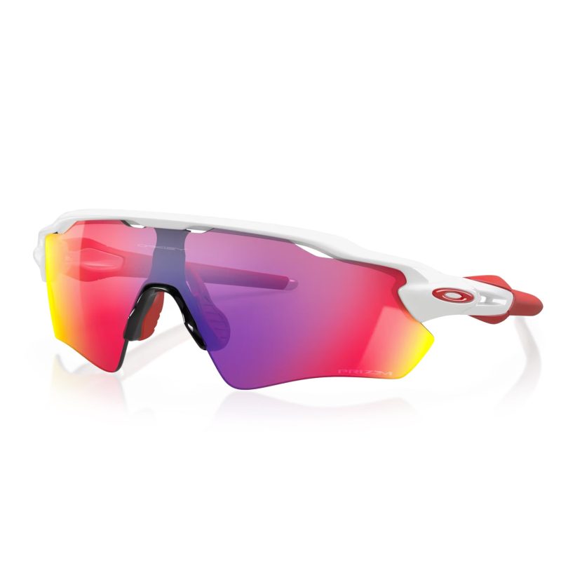 OakleyRadarEVPathRunningSunglasses PolishedWhite PrizmRoad