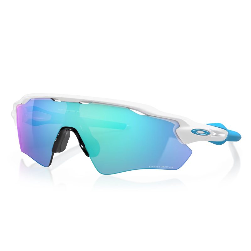 OakleyRadarEVPathRunningSunglasses PolishedWhite PrizmSapphire