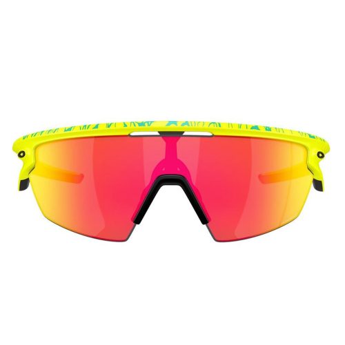 OakleySphaeraRunningSunglasses MatteYellow PrizmRubyMirror 2