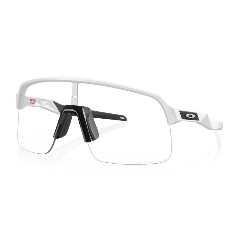 OakleySutroLiteRunningSunglasses MatteWhite ClearPhotochromic