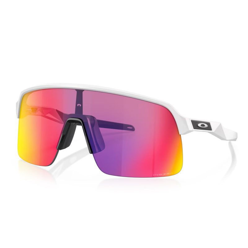 OakleySutroLiteRunningSunglasses MatteWhite PrizmRoad