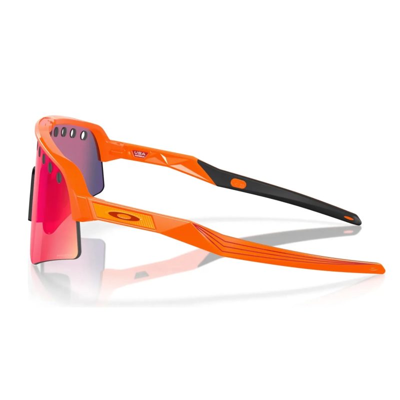 OakleySutroLiteSweepRunningSunglasses MVDPOrangeSparkle PrizmRoad 2