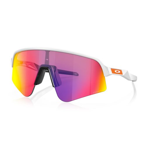 OakleySutroLiteSweepRunningSunglasses MatteWhite PrizmRoad