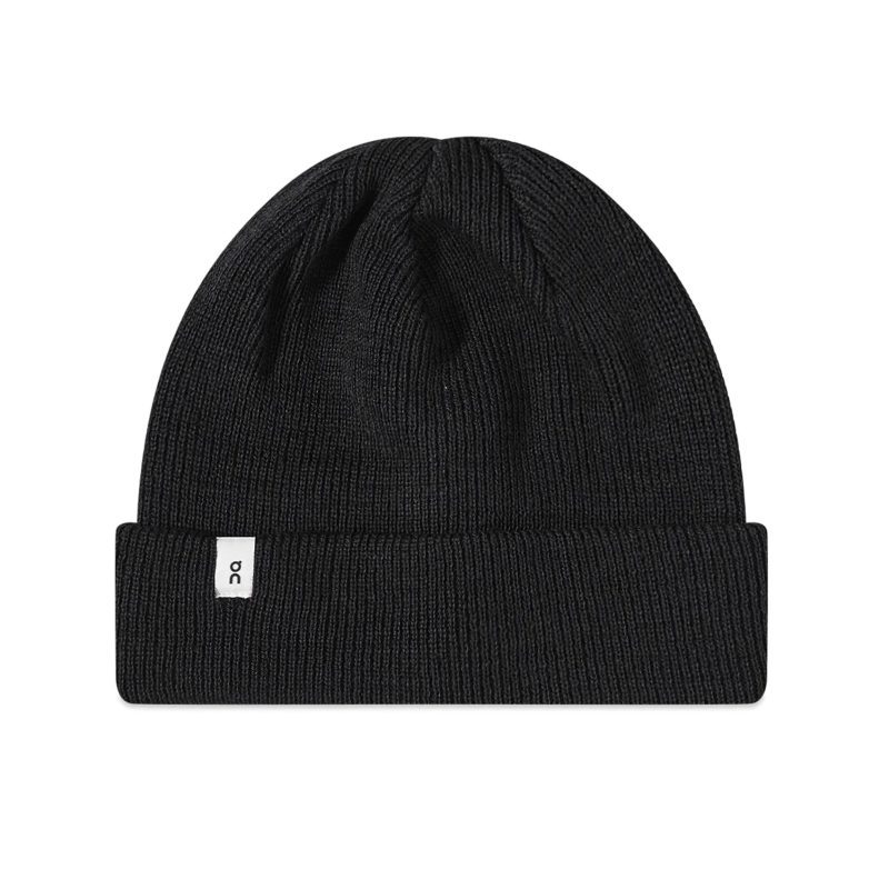 OnRunningMerinoBeanie Black