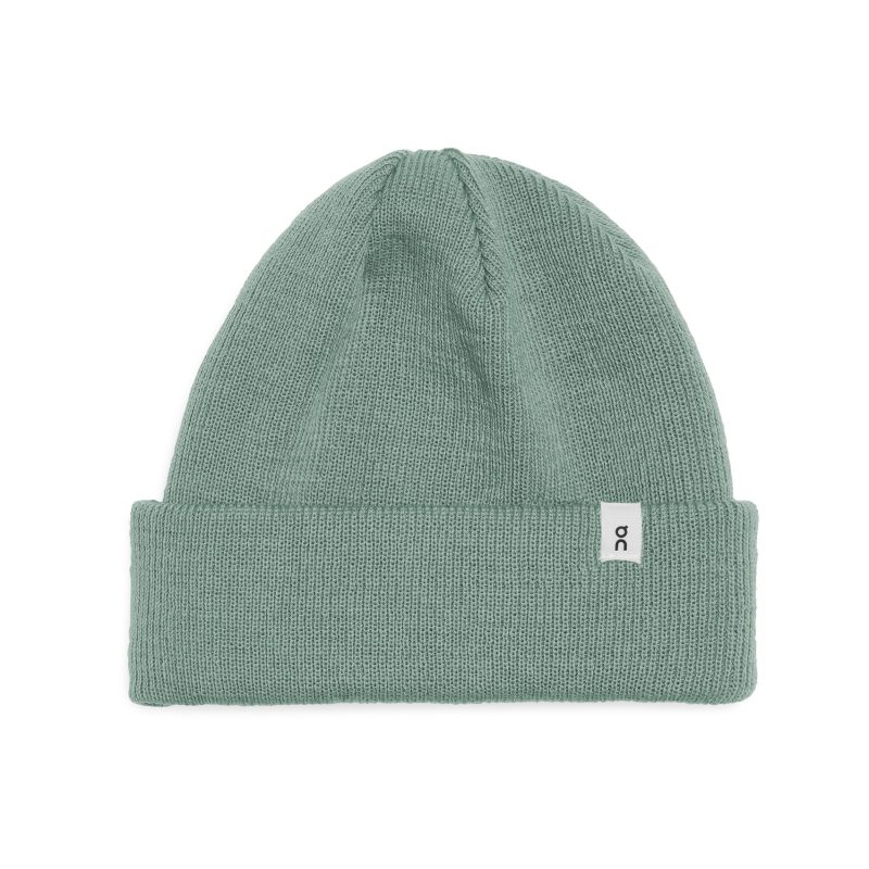 OnRunningMerinoBeanie Moss 2