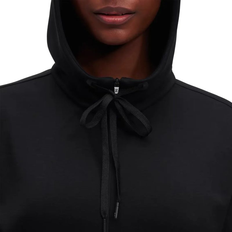 OnRunningZippedHoodie Black5