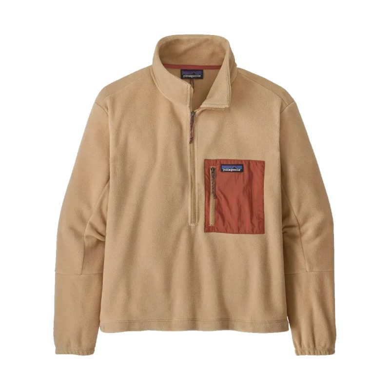 Patagonia Microdini 1 2 Fleece Pullover Husk Tan