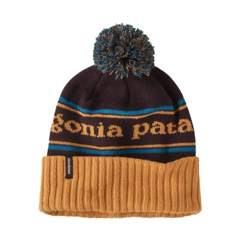 PatagoniaPowderTownBeanie ParkStripe DriedMango 1