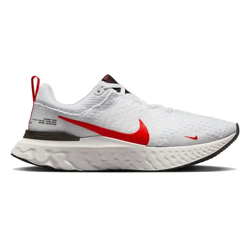 React Infinity Run FK 3 White Crimson Platinum Tint 1