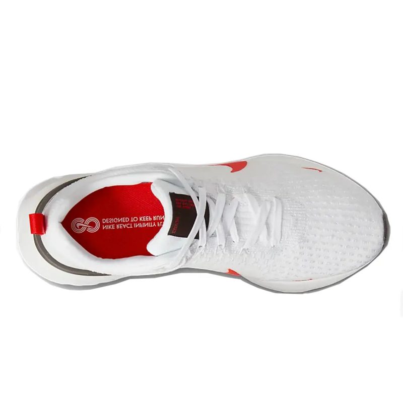 ReactInfinityRunFK3 White Crimson PlatinumTint 2