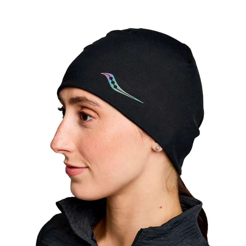 SauconySolsticeBeanie Black