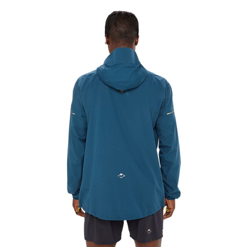 UnisexASICSFujiTrailWaterproofJacket MagneticBlue 2