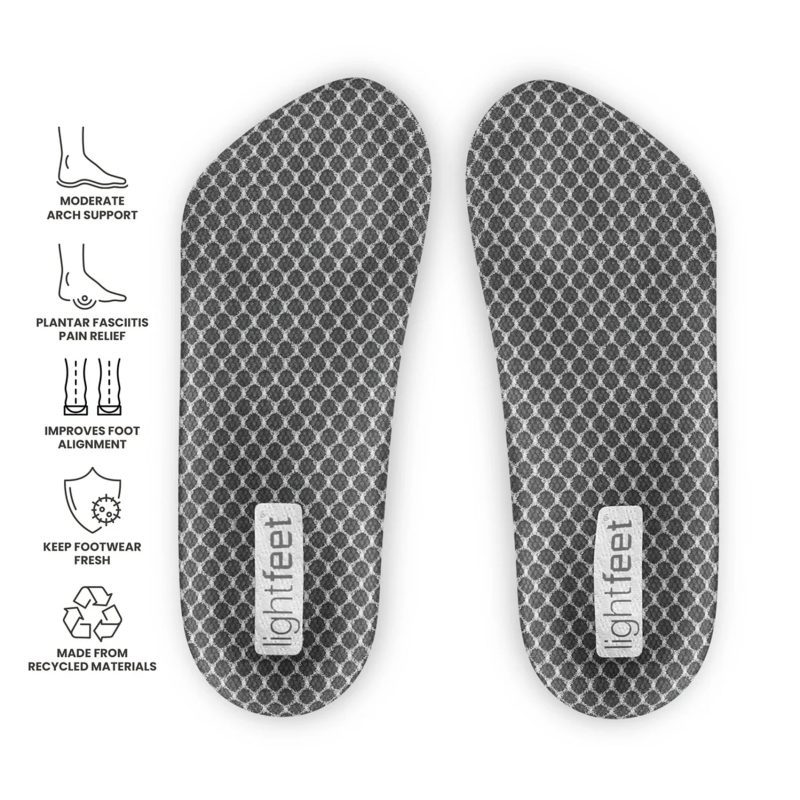 UnisexLightfeetPlantarFasciitisModerateArchInsole 7