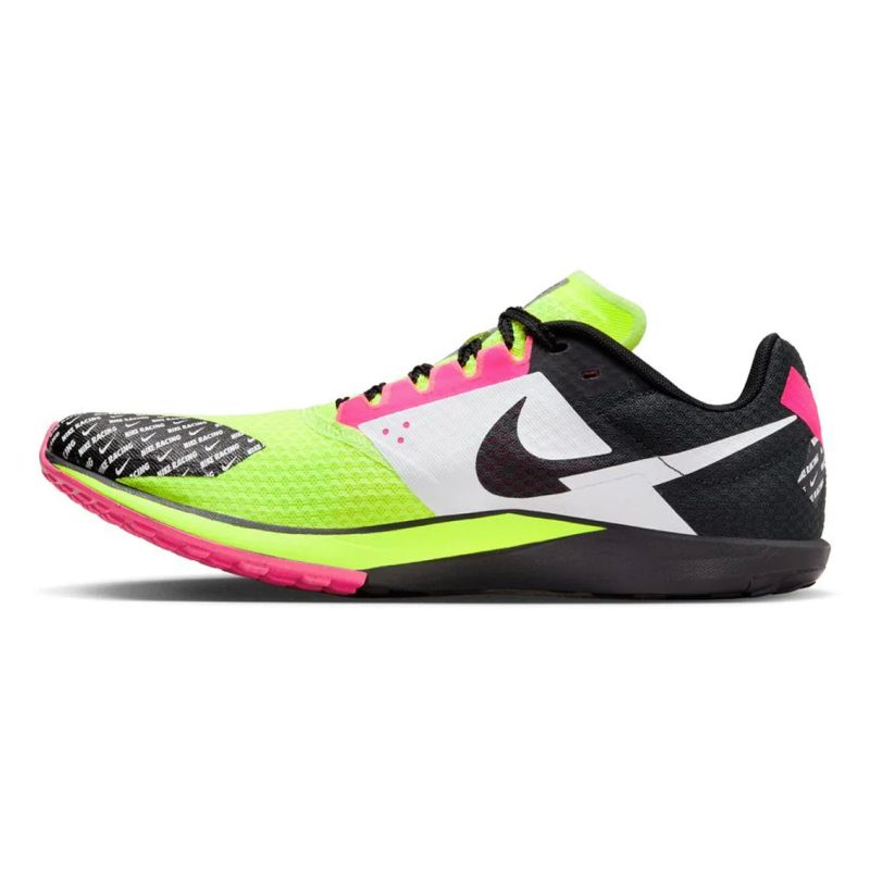 UnisexNikeZoomRivalWaffle6 Volt White Black HyperPink 3